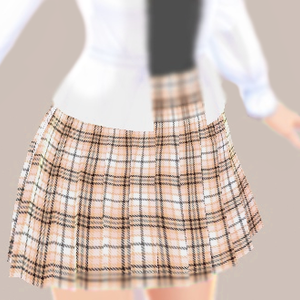 Vroid Beige Skirt