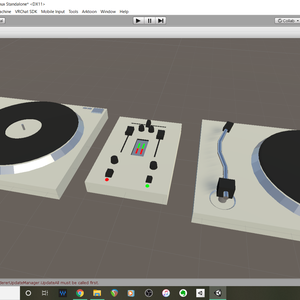 【VRChat可】DJ風ターンテーブル【FBX】