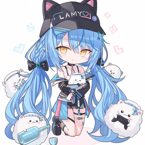 博衣こよりちゃん 等身大タペストリー - さしみねこ屋 - BOOTH