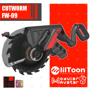 【VRChat想定】FW-09［CUTWORM：根切蟲］【MA対応】