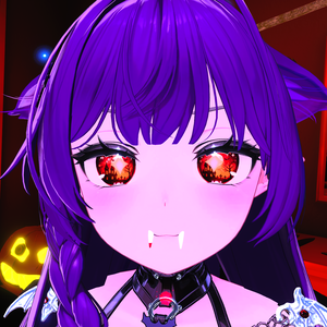 【VRC装飾品】血がしたたるドラキュラ牙_Dracula's fangs dripping with blood