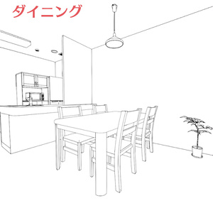 3LDKマンションの部屋の3Dモデル(家具付き)[Blender,unity(VRC)用] 缩略图 5