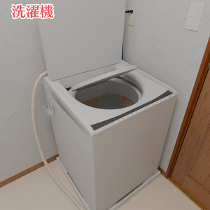 3LDKマンションの部屋の3Dモデル(家具付き)[Blender,unity(VRC)用] 缩略图 15