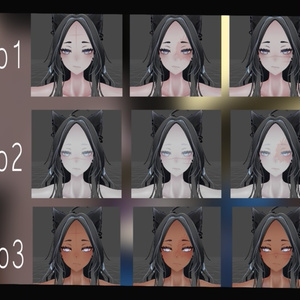 威圧的な顔の傷跡4種テクスチャ【VRChat】4 types of intimidating facial scar textures【複数アバター対応】 缩略图 11