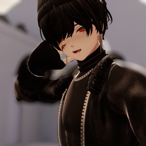 作者がこだわりぬいた超好青年メイク【VRChat】狛乃 (Komano)The ultra-good-looking makeup that the author is particular about. 缩略图 2