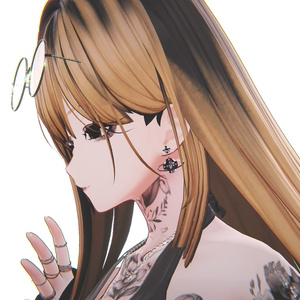 バチバチパンクなギャルメイク【VRChat】【Shinra】【森羅】★Sale 3/31★ Punk gal makeup 缩略图 4