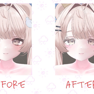 ぷるぷるなろぅりぃメイク【VRchat】【ミルフィ Milfy】★On sale 4/7!!★Jiggly Naroly Makeup 缩略图 2