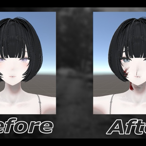治安悪めのメイク＆血テクスチャ【VRChat】【Shinra】【森羅】【ミルティナ】【Milltina】Crime-ridden makeup & blood texture 缩略图 2