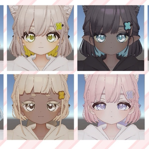 ✨少女漫画風の瞳テクスチャ！✨【9アバター対応】Eyes in the style of a shoujo manga![9 avatars supported] 缩略图 4