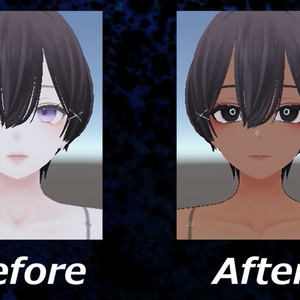 色気のあるCoolな褐色肌メイク【VRChat】【Shinra】【森羅】Sexy Dark skin makeup 缩略图 2