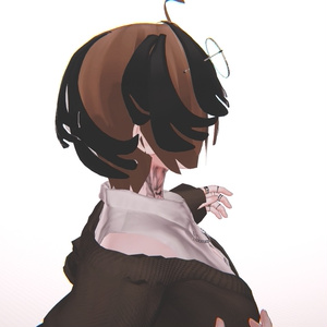 Wing hair🪽【3Dヘアモデル】【VRchat】 缩略图 6