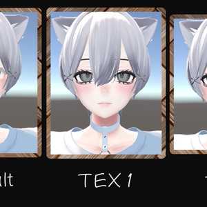 ゴシック風なメイクテクスチャ【VRChat】【Shinra】【森羅】 Beauty Gothic Makeup 缩略图 2