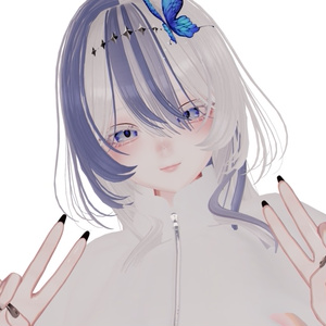 儚げな白メイク【しゅあん】【Shuan】【VRCHAT】Ephemeral white makeup 缩略图 2