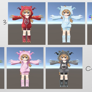 Mini Dragon Parka💊🐉【VRchat】【フワン対応】【まめふれんず対応】 缩略图 3