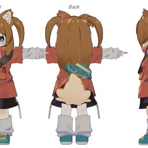 シンプルな汎用ツイン💫【MA対応】【VRchat】【まめひなた対応】 缩略图 2
