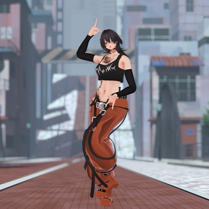 Full-throttle angler🐟【VRChat向け3Dモデル】 缩略图 6
