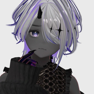 🔸星ノ欠片ウルフ🔸Star Fragment Wolf 🐺【3Dヘアモデル】【VRchat】 缩略图 6