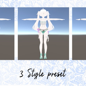 🐬○o。.Summer Pastel.。o○🐬【VRCHAT】『3Dアバター衣装』 缩略图 3