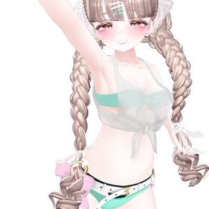 🐬○o。.Summer Pastel.。o○🐬【VRCHAT】『3Dアバター衣装』 缩略图 6