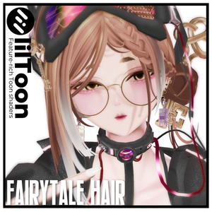 🔮おとぎ話ヘア🔮FairyTale Hair🔑【3Dヘアモデル】【VRchat】
