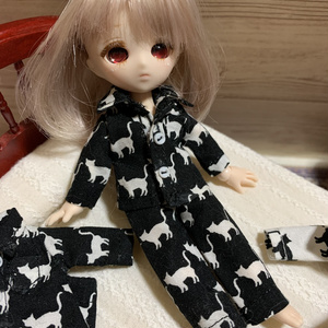 にゃんこパジャマ 黒