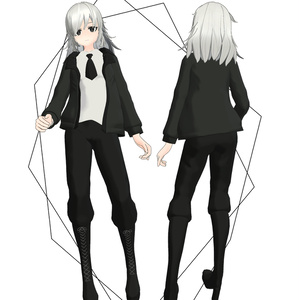 オリジナル３Dモデル【ハクタツ】 缩略图 2