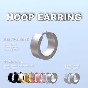 シンプルフープピアス『HoopEarring』