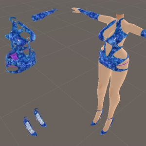 VRC向け　ボディコンセット（首から下素体付き） 缩略图 2