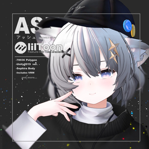 【オリジナル3Dモデル】  アッシュ （ASH）◆セフィラ共通素体
