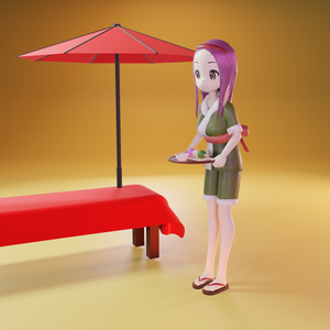 「楓 -かえで-」【オリジナル3Dモデル】