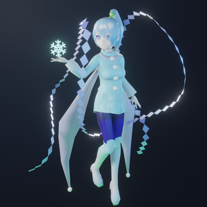 「吹雪 -ふぶき-」【オリジナル3Dモデル】