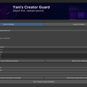 Yani's Creator Guard - VRChat Unity Preflight Tool