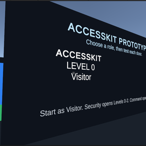 AccessKit - Synced Doors & Clearance Roles for VRChat