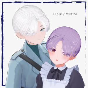 【8アバター対応】Shadow Center Part hair 缩略图 3