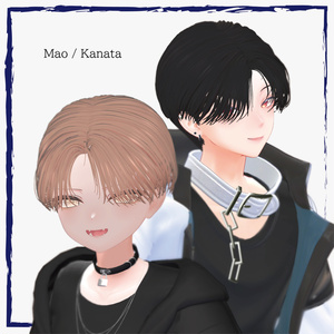 【8アバター対応】Shadow Center Part hair 缩略图 2