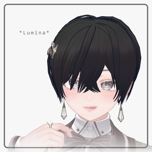 【9アバター対応】Nocturn-Short-Hair 缩略图 8