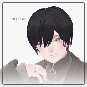 【9アバター対応】Nocturn-Short-Hair 缩略图 4