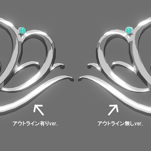 【VRChat用アクセサリー】トゥーン　プリンセスティアラ 缩略图 4