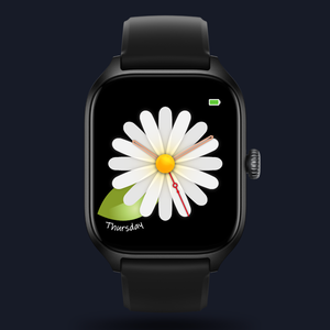 Amazfit GTS4 GTS3 Active Cheetah (Square) 用 Daisy 文字盤 ウォッチフェイス