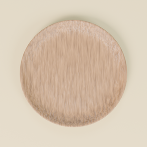 ナチュラルウッドプレート｜Wooden Plate - 3Dモデル素材