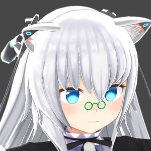 【VRC想定】ミニ丸眼鏡 缩略图 5