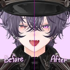 【free・無料】彼方くん用 eye ＆ tongue texture 缩略图 2