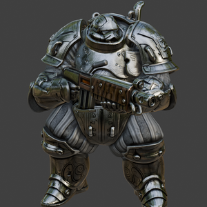 Steel Soldier（blenderFile、STLFile）
