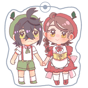 Apple costume Suguao acrylic keychain