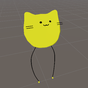 VRChat用アバター もやしあしにゃんぷっぷー