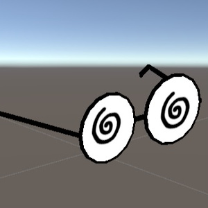【Version 3】VRChat想定アバターギミック ExGlass まめフレンズ、ロポリこん、みみのこ、クララ、コロネ対応(PCVR/Desktop) そこそこローポリ 空間固定 AudioLink対応 缩略图 5