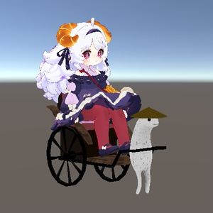 【自分が乗客になるやつ】まめふれんず、コロネ、ロポリこん、みみのこ用「Akyo人力車ギミック」 缩略图 6