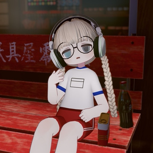 もえジャー MoeJ 萌えそで ハーフパンツ ジャージ  AudioLink対応 キプフェル、まめふれんず、モニカ対応 ※PCVR用です 缩略图 9