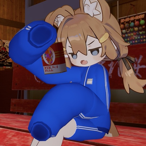 もえジャー MoeJ 萌えそで ハーフパンツ ジャージ  AudioLink対応 キプフェル、まめふれんず、モニカ対応 ※PCVR用です 缩略图 8
