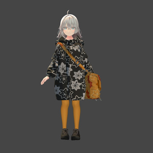 Nemo用標準衣装模様替えギミック付きマテリアルセット「和柄 -Wagara- 紅葉(MOMIJI)」 MA対応 標準色とメニューで切替できます 缩略图 2